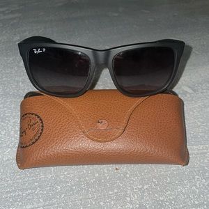 Black Polarized Justin Classic Ray Bans